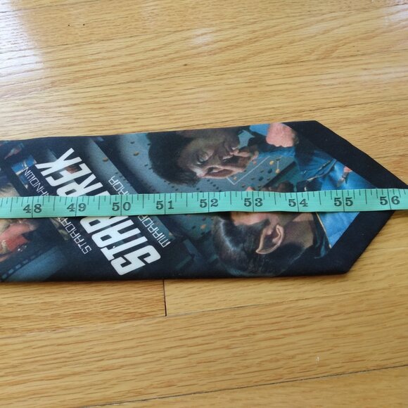 Vintage 90s Star Trek Tie Necktie Ralph Marlin Spock Captain Kirk Bones Uhura - Picture 11 of 14